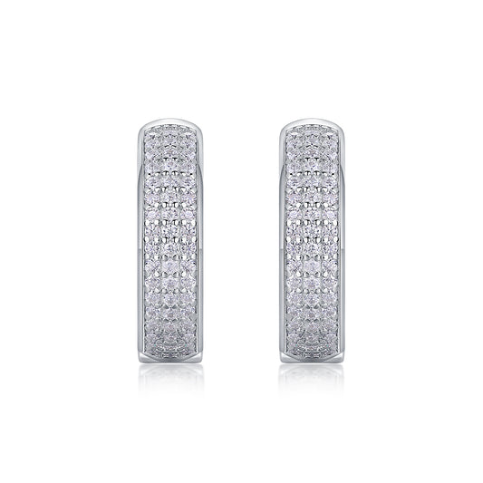 1Years - Fashionable Earrings And Stud Jewelry Set With Moissanite S925 Sterling Silver And Platinum - plated Diamonds Prohibit TikTok sales - 5 - cjdropshipping