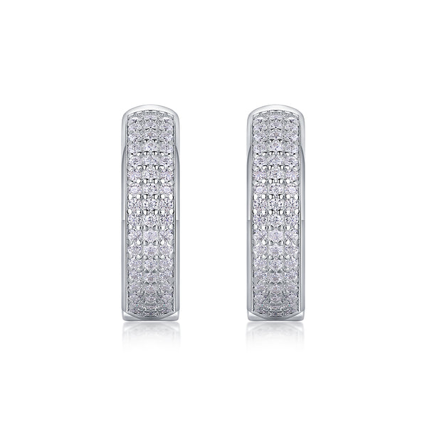1Years - Fashionable Earrings And Stud Jewelry Set With Moissanite S925 Sterling Silver And Platinum - plated Diamonds Prohibit TikTok sales - 5 - cjdropshipping