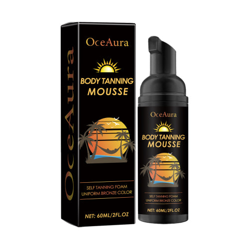 OceAura Tanning Mousse, Summer Outdoor Seaside Help Sun Moisturizing Skin Natural Fashion Wheat Color - 5 - CJ