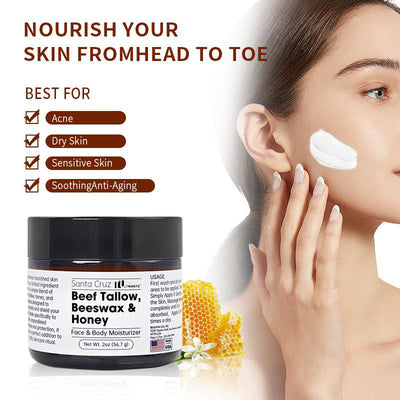 Tunmate Beef Tallow 56.7g Face Cream Lasting Moisturizing Soothing Facial Skin Firming Increase Facial Elasticity Nourishing Smooth Skin Care - 4 - CJ
