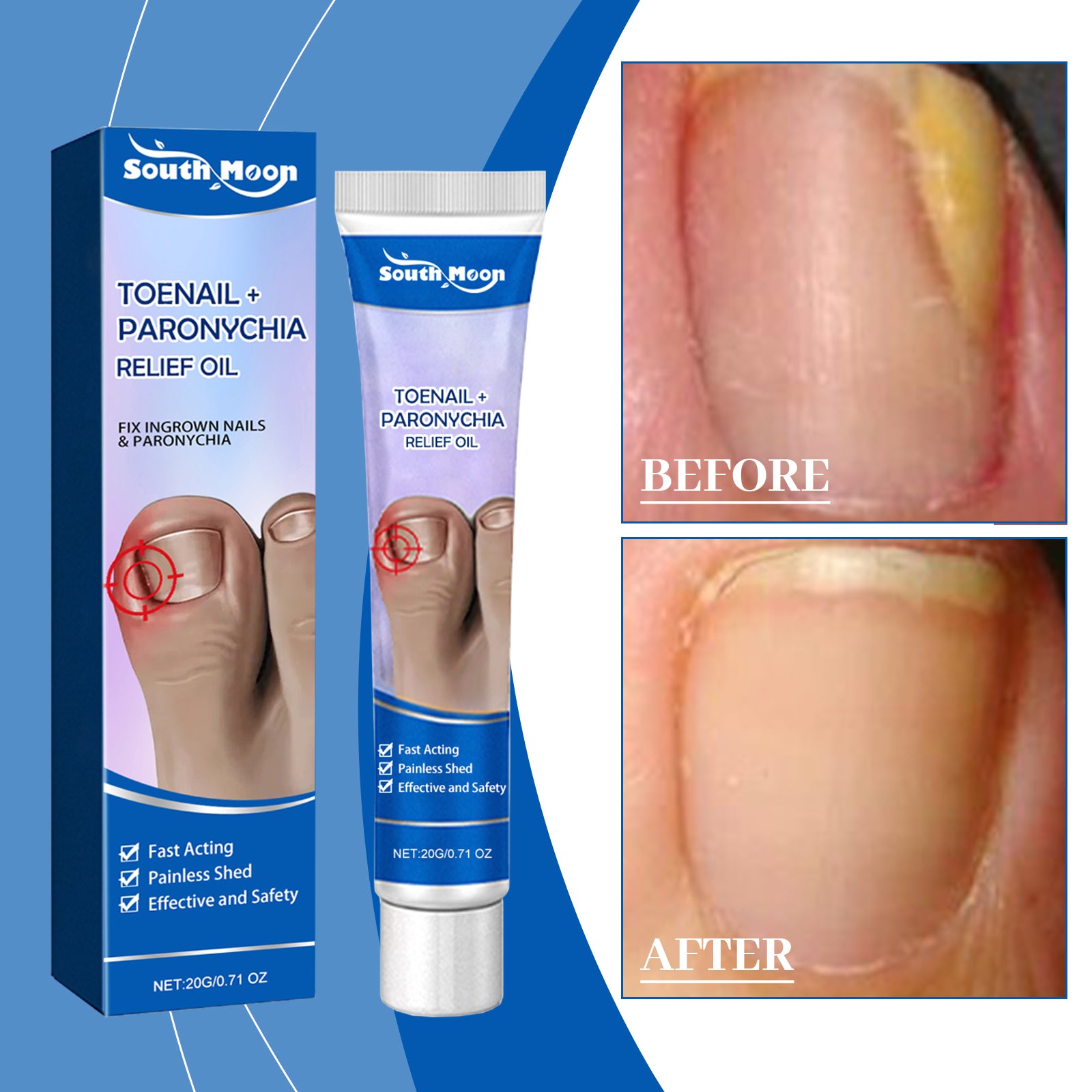 South Moon Nail Care Ointment, Moisturizing And Moisturizing For Nails And Nails - 5 - CJ