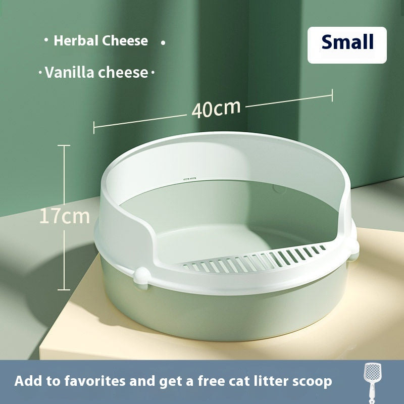 Anti - splash Semi Closed Litter Box - 0 - CJ