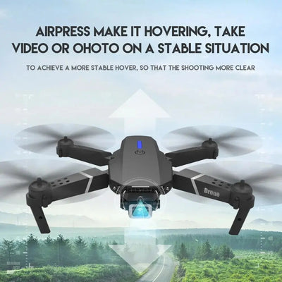 E88 Pro Mini Drone With Screen Control 4K Dual Camera Optical Flow Positioning LED Lighting Remote Control - 5 - CJ
