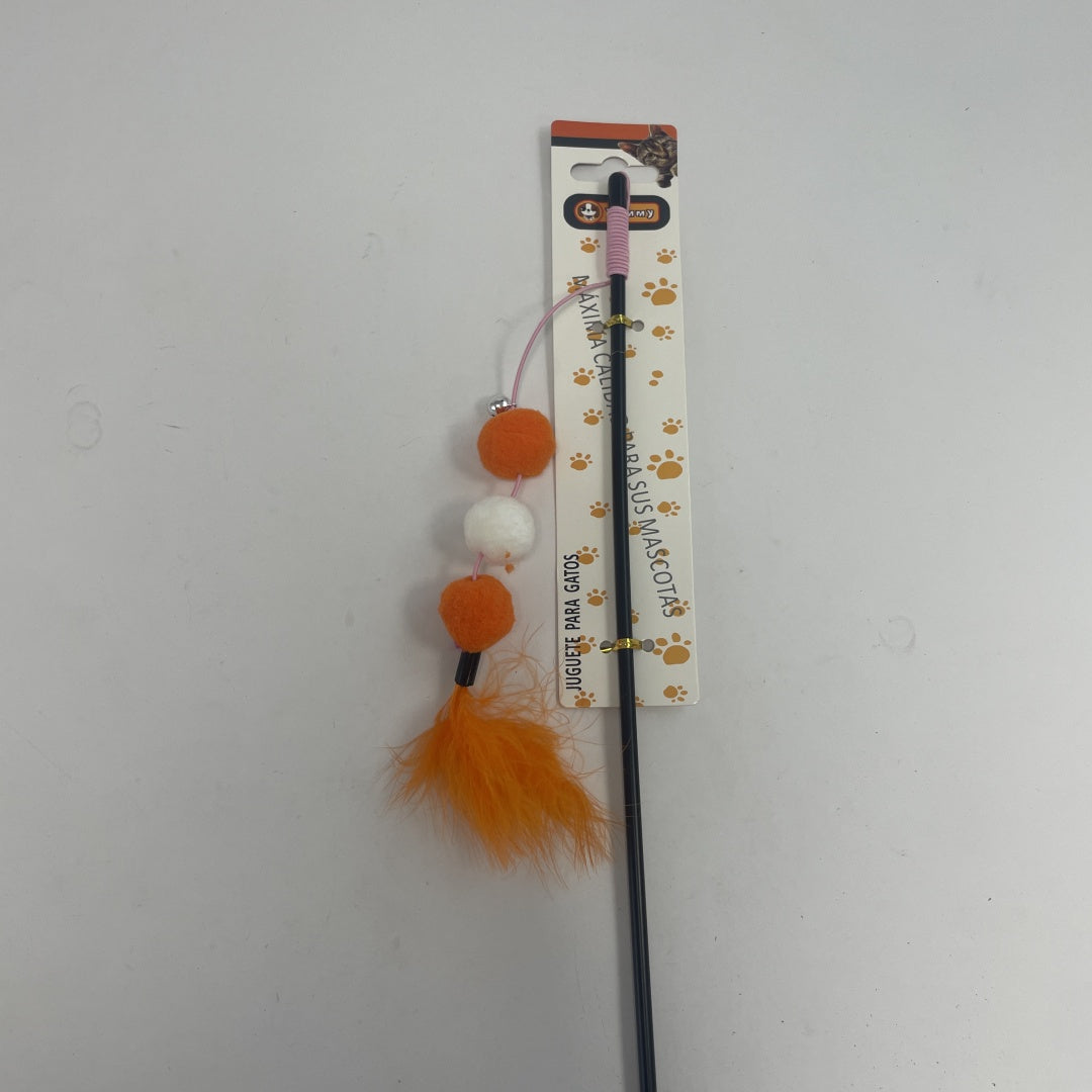 Plastic Fur Ball Cat Teaser - 5 - CJ