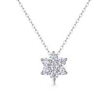 1Snowflakes Fluttering - A Fashionable And Luxurious Diamond Jewelry Pendant Set With Moissanite S925 Sterling Silver And Platinum Plating Prohibit TikTok sales - 5 - CJ