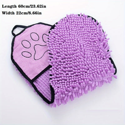 Absorbent Dog Towel, Microfiber Quick Drying Towel Machine Washable With Hand Pockets Pet Towel For Medium Large Dog Super Absorbent Pet Towel Quickly Dry Your Dog Or Cat After Bath Time - 5 - CJ