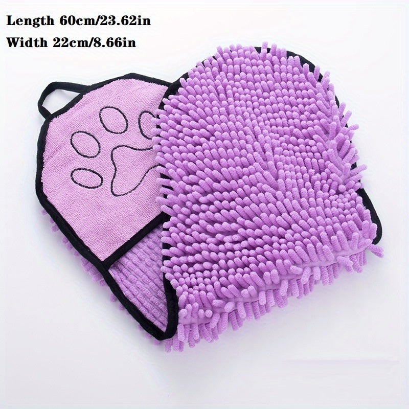 Absorbent Dog Towel, Microfiber Quick Drying Towel Machine Washable With Hand Pockets Pet Towel For Medium Large Dog Super Absorbent Pet Towel Quickly Dry Your Dog Or Cat After Bath Time - 5 - CJ