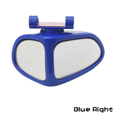 Car Reversing Small Round Mirror Front And Rear Wheel Wide - Angle Mirror Double - Sided Auxiliary Rearview 360 Adjustable Wide Angle Side Rear View Mirror For Car - 5.0 - CJ