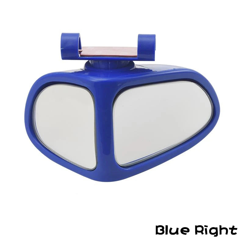 Car Reversing Small Round Mirror Front And Rear Wheel Wide - Angle Mirror Double - Sided Auxiliary Rearview 360 Adjustable Wide Angle Side Rear View Mirror For Car - 5.0 - CJ