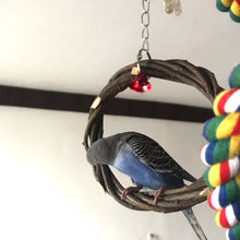 Bird Standing Frame Rattan Ring Chewing Toy Bird Cage - 0 - CJ - About 15cm in ziplock bags - CJNY125213703CX