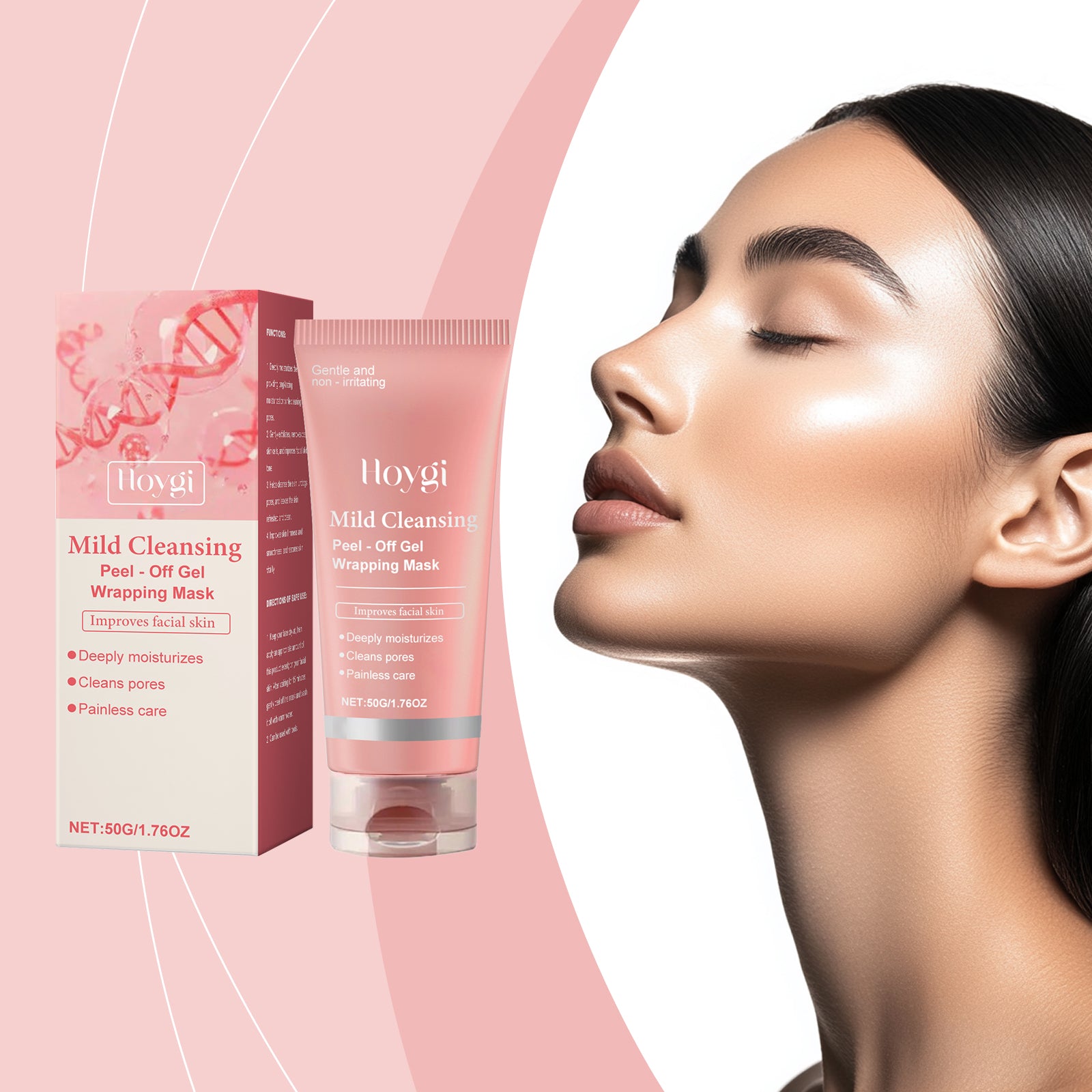 Hoygi Moisturizing Nourishing Peel - Off Mask, Moderate Water Embellish Smooth Firming Skin As Soft Facial Skin Mask - 5 - CJ