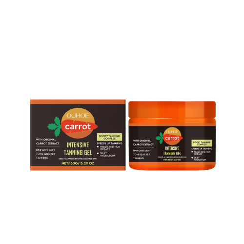 OUHOE Carrot Tanning Gel, Hydrating, Light And Easy To Absorb, Nourishing And Caring Skin Tanning Gel - 5 - CJ