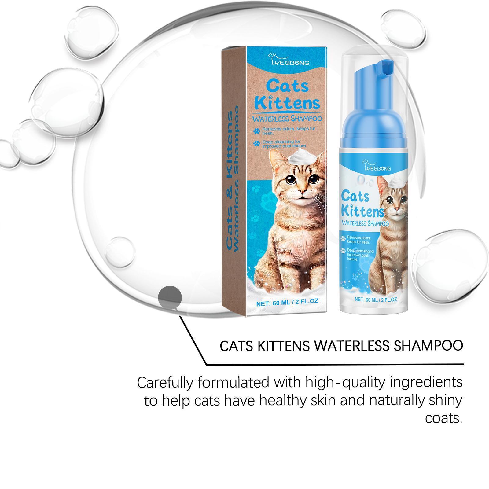 Yegebang Cat Cleaning Mousse Mild Non - irritating Pet Cleaning Foam - 5 - CJ