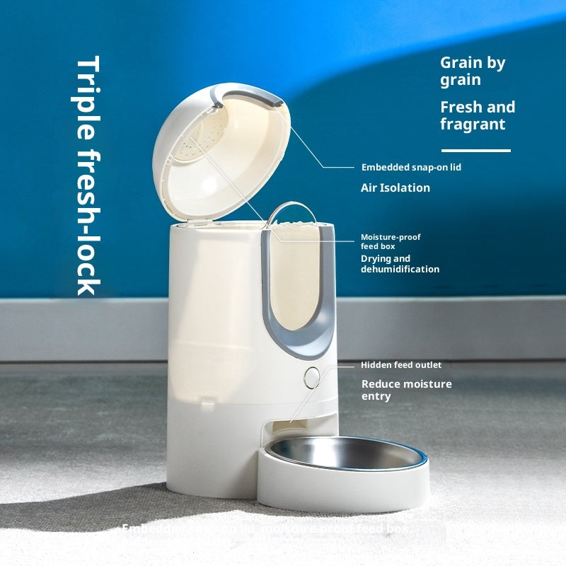 Pet Intelligent Feeder Timing Quantitative Feeding Machine - 0 - CJ