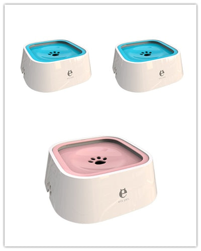 Non - wet Mouth Dog Bowl, Floating Bowl, Anti - overturning - 0 - CJ - Mix color set2 - CJJJCWGY00623 - Mix color set2