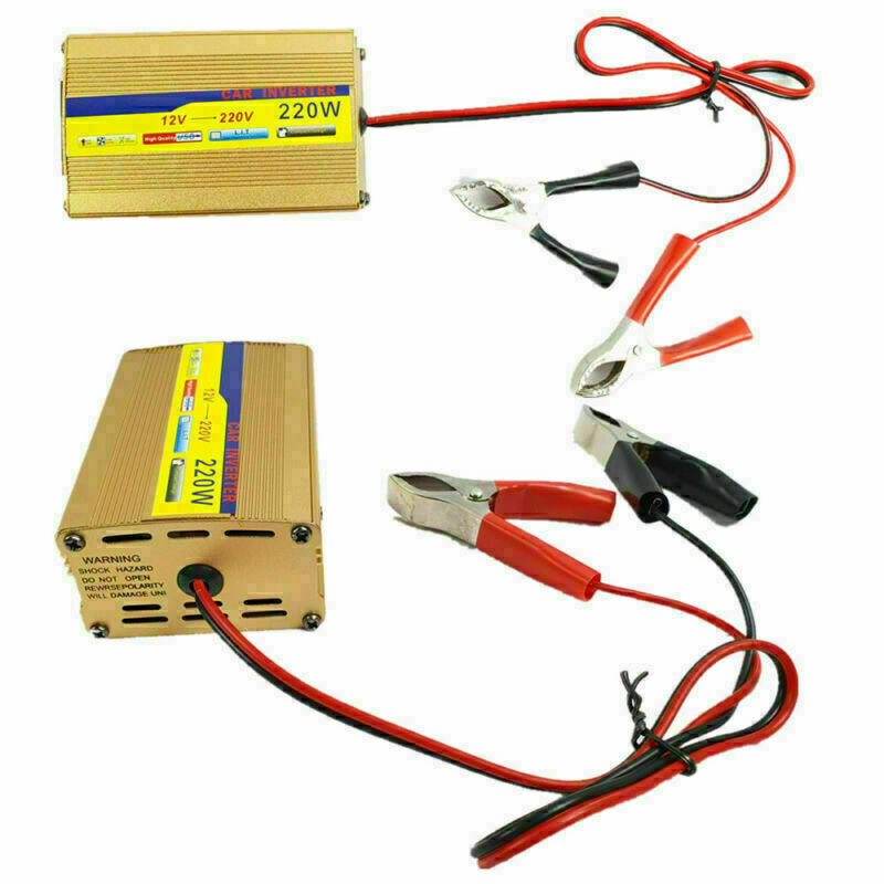 220W Inverter100W Solar Panel Kit USB Battery Charger Convert AC,DC Outdoor USA - 5 - CJ