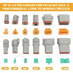 1600PC Deutsch DT Connector Plug With Genuine Deutsch Crimp Tool Auto Marine