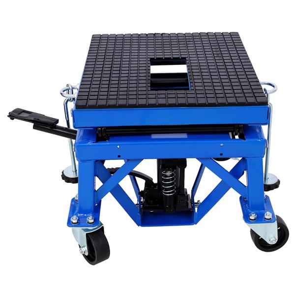 300 Pound Hydraulic Motorcycle Scissor Jack Lifting Foot Wheel Suitable For Small Off - road Vehicles, Blue, Prohibited PlatformTemu - 5 - cjdropshipping