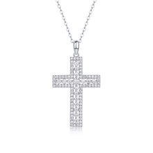 1Shelter Luxury Fashion Diamond Pendant Necklace Set With Mosan Diamond Silver Ornaments Prohibit TikTok sales - 5 - CJ