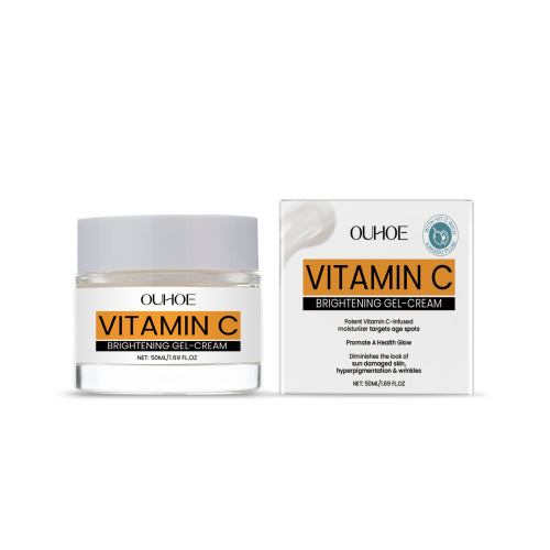 OUHOE Vitamin C Facial Gel Cream, Gentle Nourishing, Brightening, Moisturizing, Hydrating And Light Line Moisturizing Skin Cream - 5 - CJ