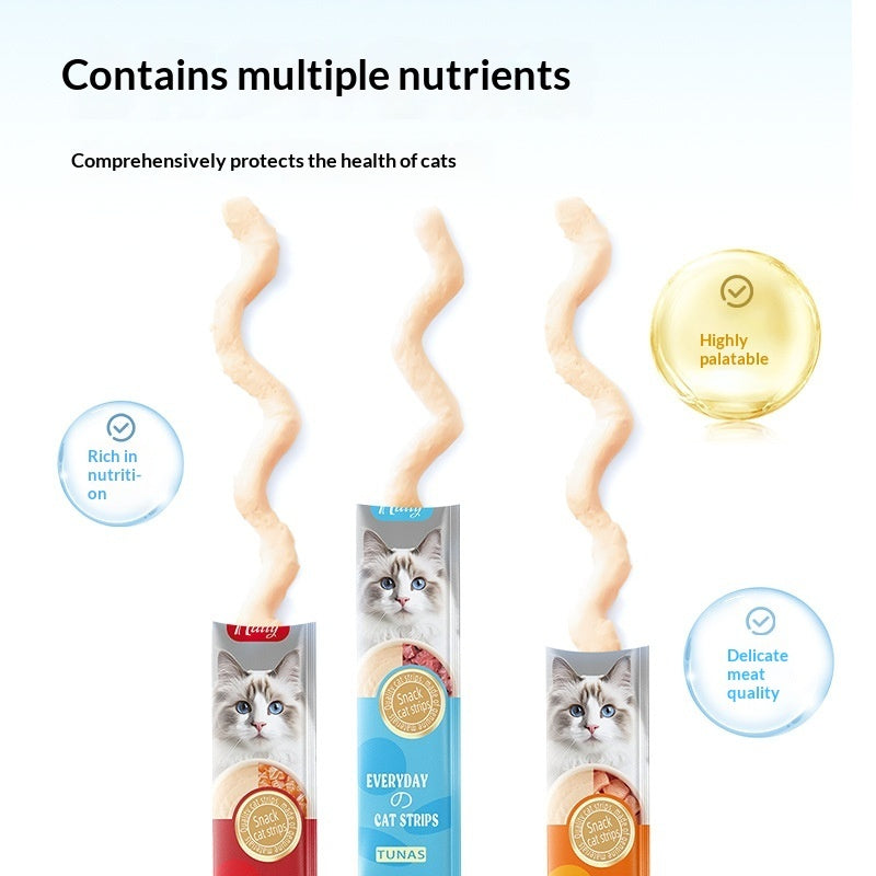 Cat Snacks Chicken Salmon Tuna Puree Nutrition Bar - 0 - CJ