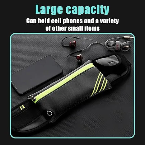 Running Belt For Women & Men Ultra Light Bounce Waist Reflective Adjustable Bag Holder For Cell Phone For Jogging Running Hiking Travel And Gym - 5 - CJ