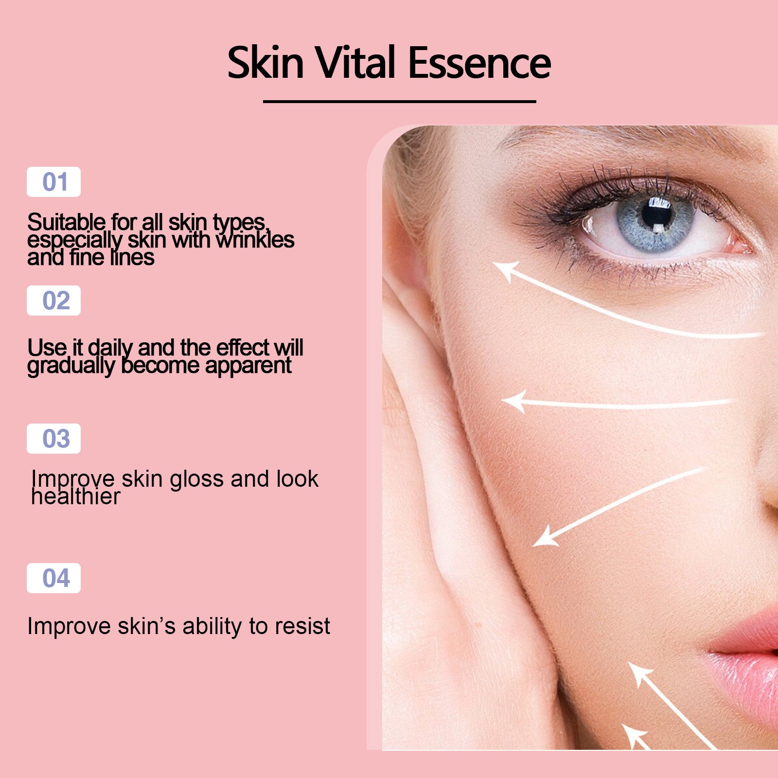 Ouhoe Anti - Wrinkle Serum Facial Skin Moisturizing, Hydrating, Firming, Smoothing And Brightening Fine Lines Serum - 5 - CJ