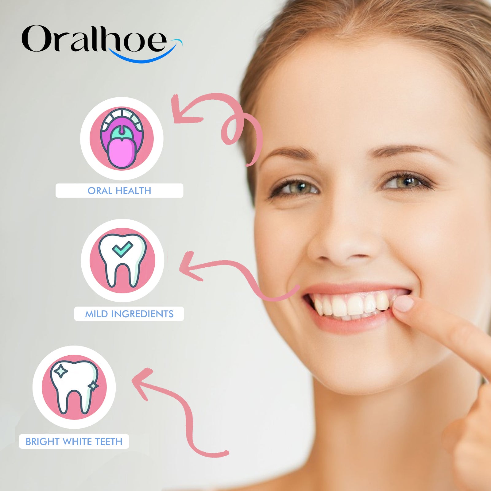 Oralhoe Peach Flavor Teeth Cleaning Mouthwash Pellets Breath Long Lasting Fragrance Clean Gums Portable Mouthwash Pellets - 5 - CJ