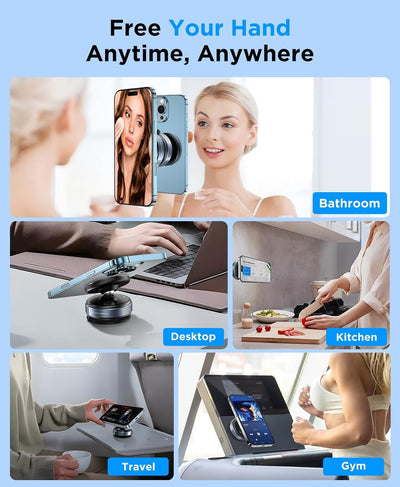 Car Phone Holder, Upgraded 360Adjustable Vacuum Suction 20X  Magnets - 5 - CJ