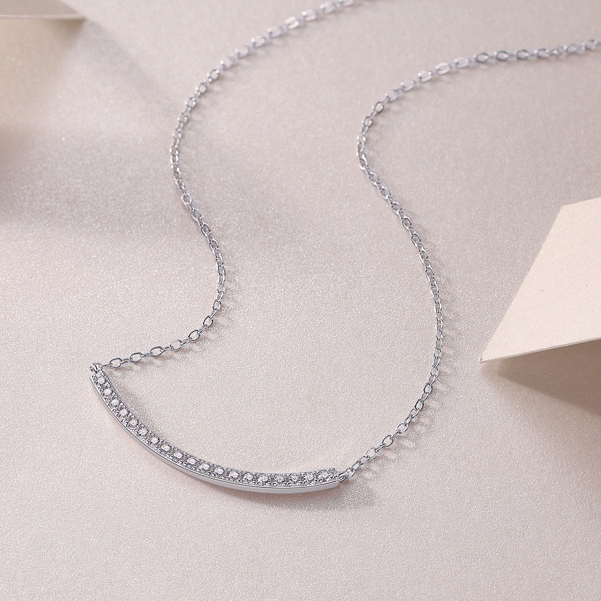 1Joy - A Fashionable And Luxurious Diamond Jewelry Pendant Set With Moissanite S925 Sterling Silver And Platinum Plating Prohibit TikTok sales - 5 - CJ