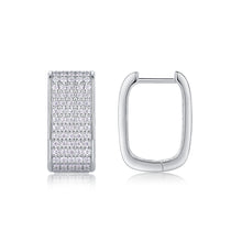 1Star Light Luxury Fashion Diamond Earrings Stud Set With Mosan Diamond Silver Jewelry Prohibit TikTok sales - 5 - CJ