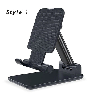 Metal Desktop Tablet Holder Table Cell Foldable Extend Support Desk Mobile Phone Holder Stand For iPhone iPad Adjustable - 5 - cjdropshipping