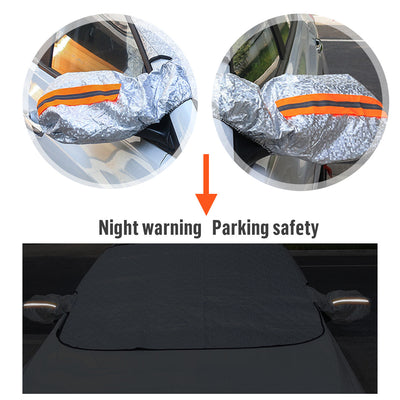 Universal Car Windshield Snow Cover Magnetic Winter Ice Frost Guard Protector - 5 - CJ