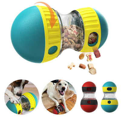 Food Dispensing Dog Toy Tumbler Leaky Food Ball Puzzle Toys Interactive Slowly Feeding Protect Stomach Increase Intelligence Pets Toy Pet Products - 0 - CJ