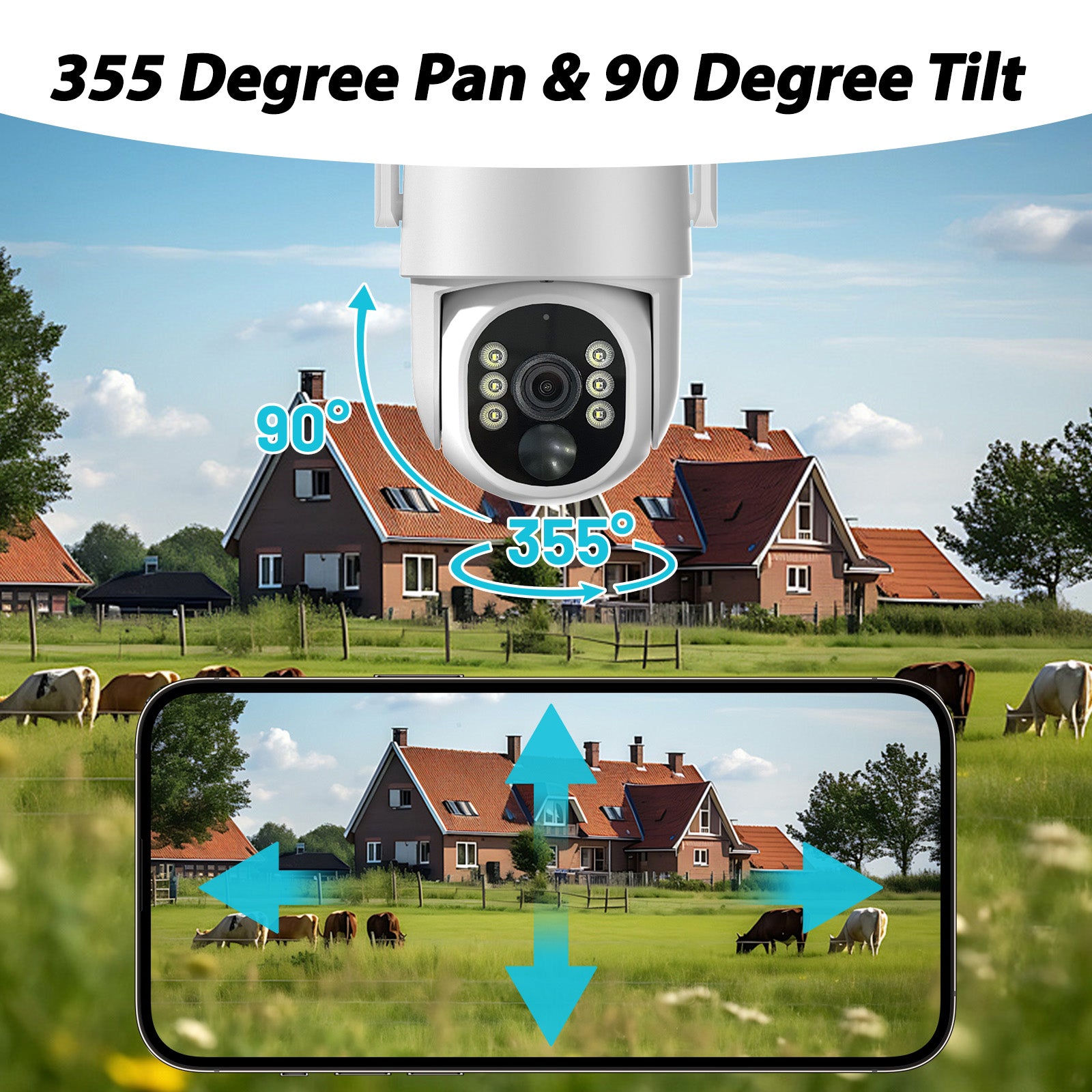 4G 4MP Ip Mini Speed Dome Ptz Camera CCTV Security 360 Degree Ip Camera Auto Motion Tracking Ip PTZ Camera - 5 - CJ