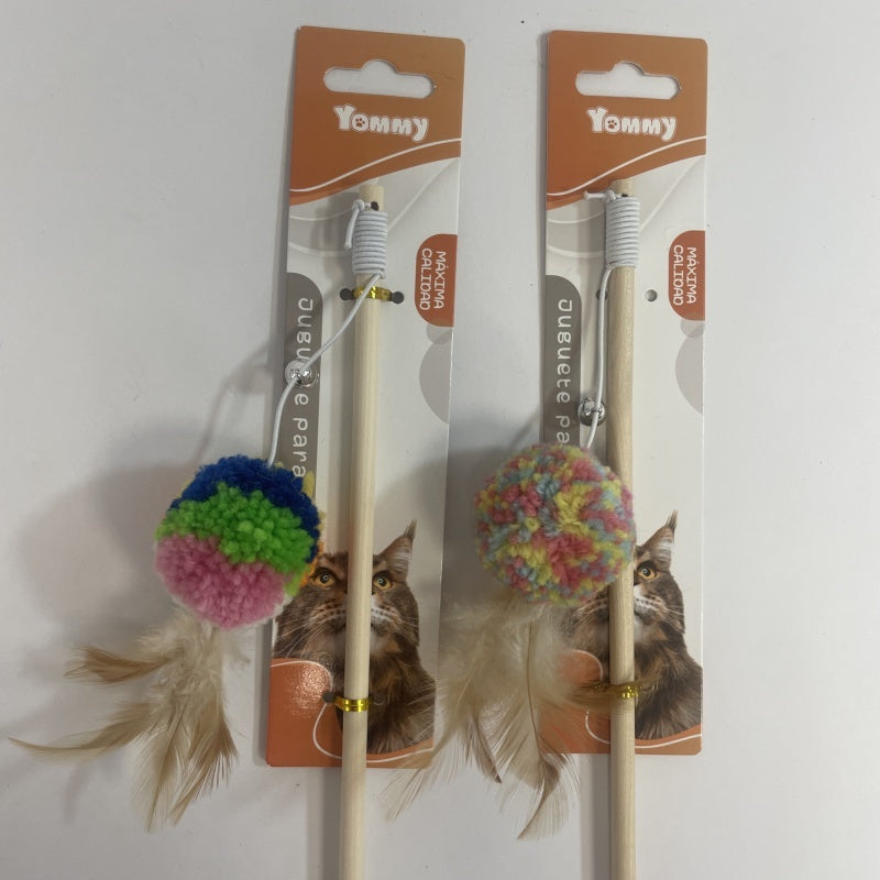 Teasing The Cat Stick Pole