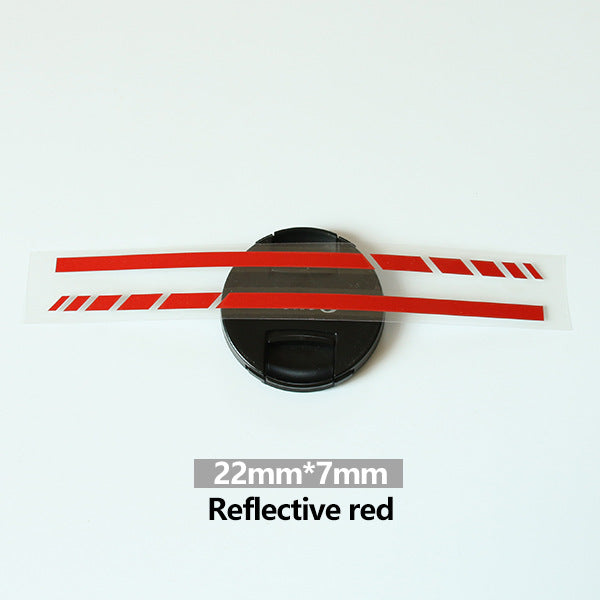 Side Mirror Striped Car Sticker - 0 - CJ - Red - CJQC131445701AZ