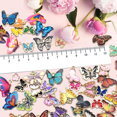 126 Pcs Butterfly Charms - 5 - CJ