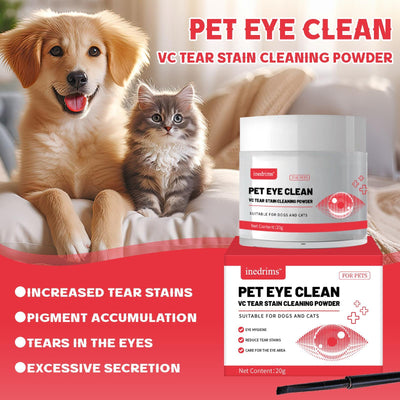 Pet Tear Stain Removal Powder - Natural And Gentle Formula, Eye And Fur Care, Tear Stain Removal And Brightening, An Essential Product For Pet Eye Cleaning. - 5 - CJ