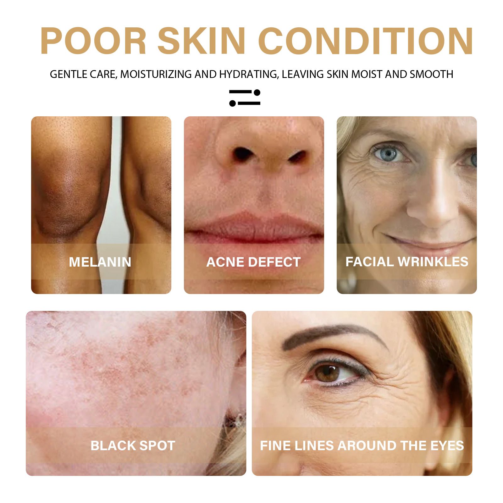 EELHOE Turmeric Dark Spot Correcting Serum Face Care Spot Moisturizing Nourishing Repairing Complexion Serum - 5 - CJ