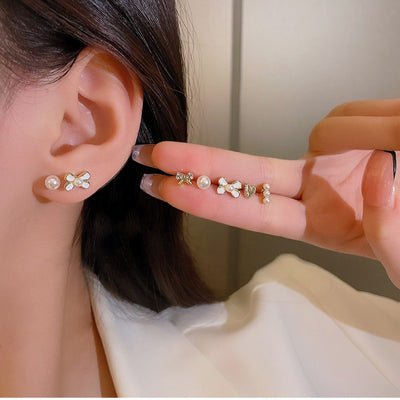 6 - piece Set Of High - end And Simple Stud Earrings - 5 - CJ