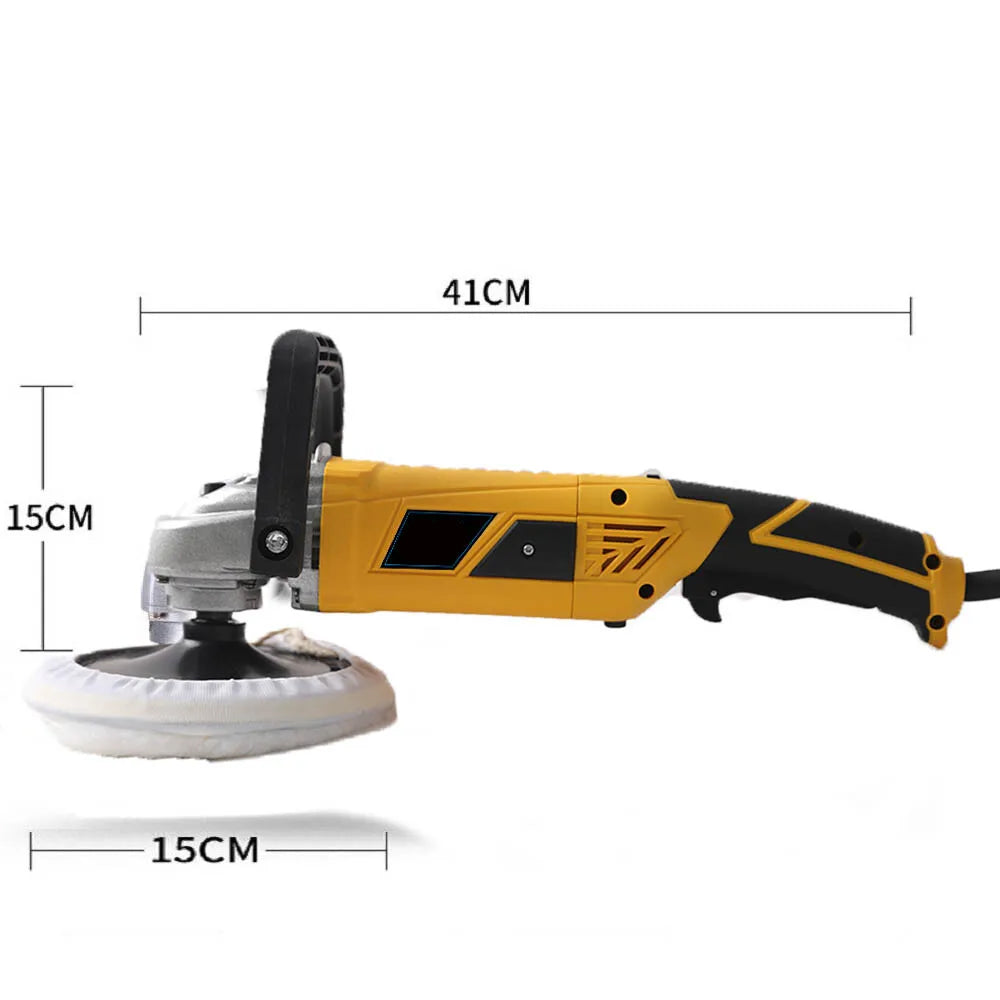 2000W Electric Polisher Car Sander Machine Kit Buffer Pad Sponge Polishing Waxer - 5 - CJ