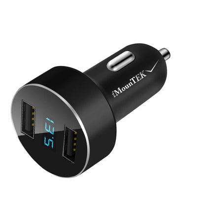 Universal 15W/3.1A Dual USB Car Charger Adapter Aluminum Alloy Fast Car Charging Adapter For IPhone XR XS Tablet PC - 5 - CJ
