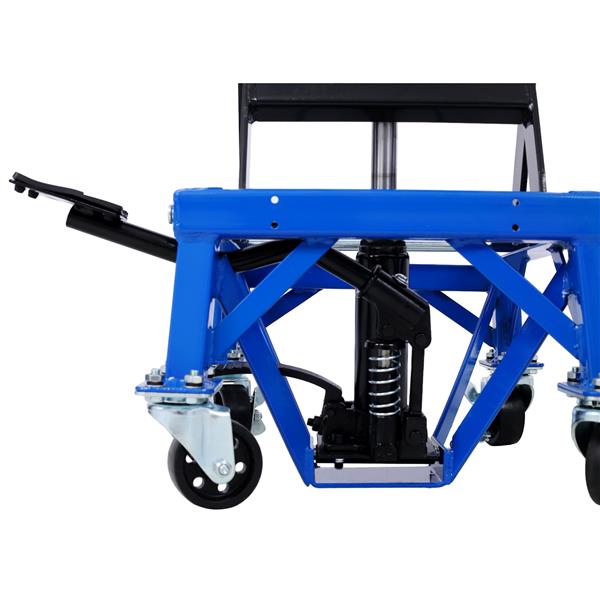 300 Pound Hydraulic Motorcycle Scissor Jack Lifting Foot Wheel Suitable For Small Off - road Vehicles, Blue, Prohibited PlatformTemu - 5 - cjdropshipping