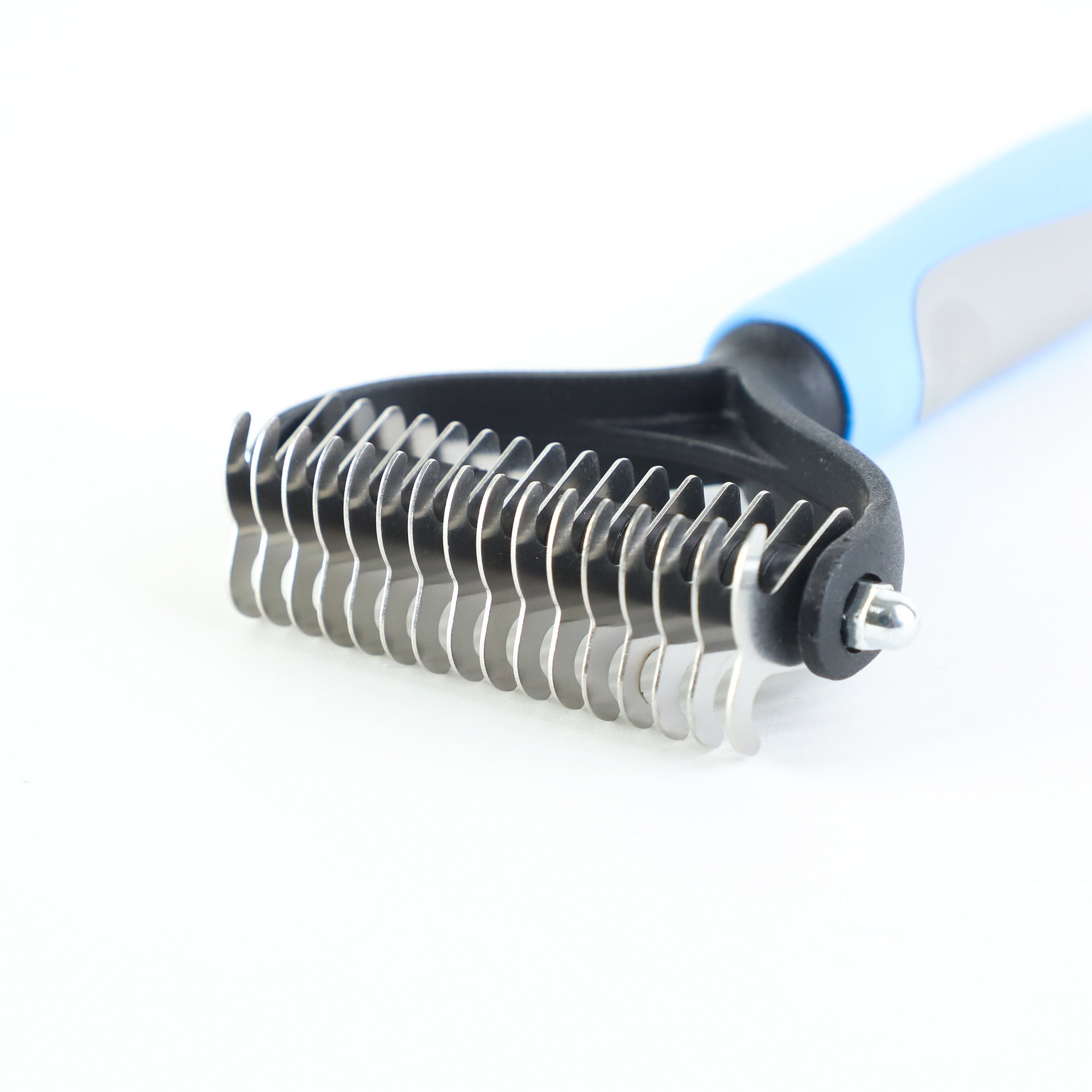 Stainless Double - sided Pet Brush Hair Removal Comb Grooming Dematting Dog Grooming Shedding Tools - 0 - CJ