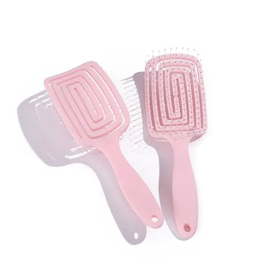 2PCSCurl Hair Brush, Curly Defining Brush, Vented Hair Brush For Shaping, Detanging And Defining Curls For Women And Men Less Pulling - 5 - CJ
