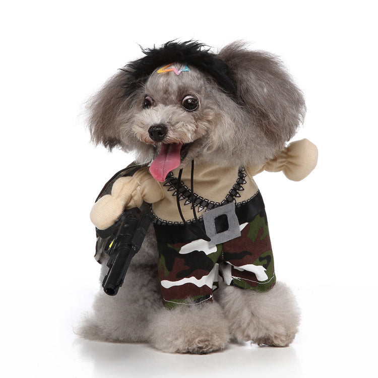 European And American Pet Products Clothing - 0 - CJ - PF76 Mercenary - XL - CJGD183684916PK