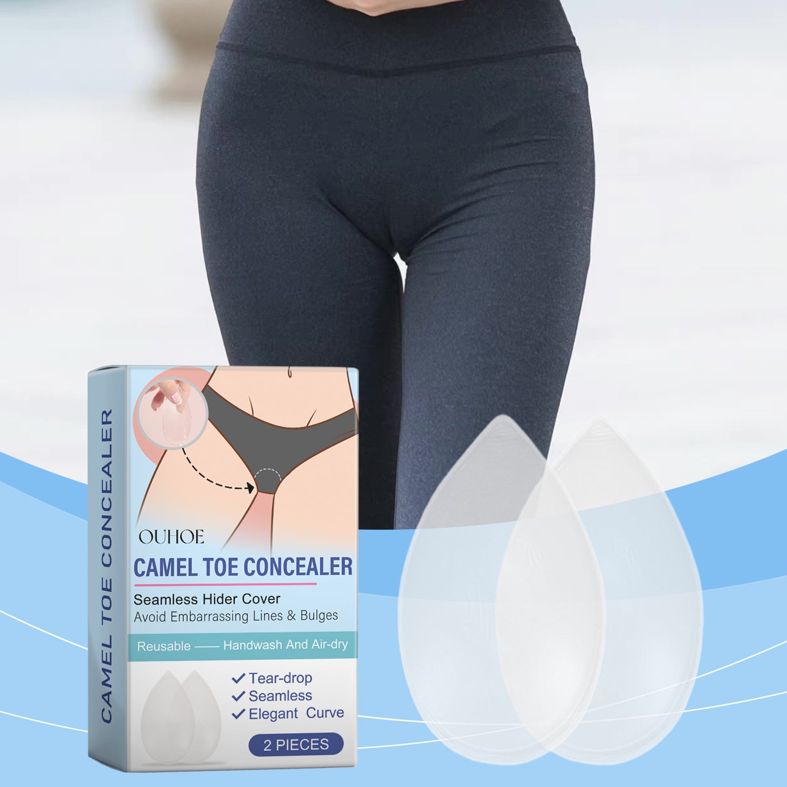 Ouhoe Silicone Body Patch For Women's Body Care Odors And Itches Gentle Cleansing And Moisturizing Body Patch - 5 - CJ