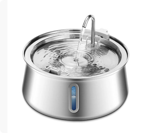 4L Water Drop Large Capacity Pet Stainless Steel Water Dispenser - 0 - CJ