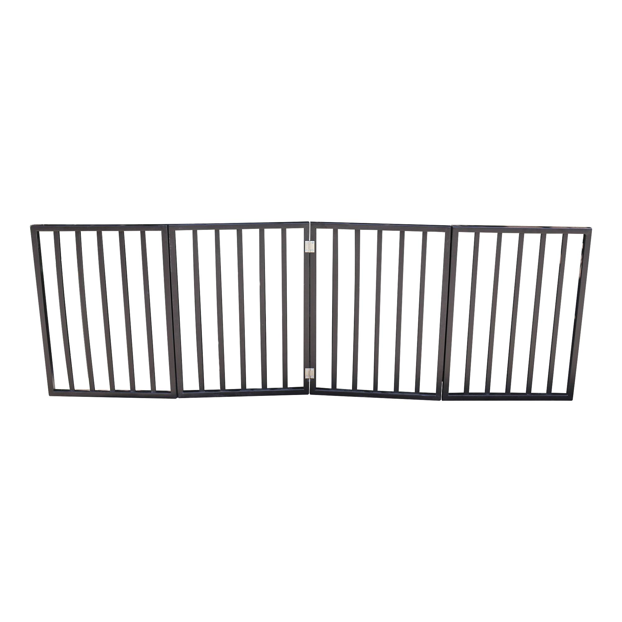 Pet Gate - Dog Gate For Doorways,Stairs Or House - standing, Folding - 5 - CJ